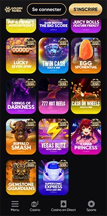 golden panda jeux a jackpot